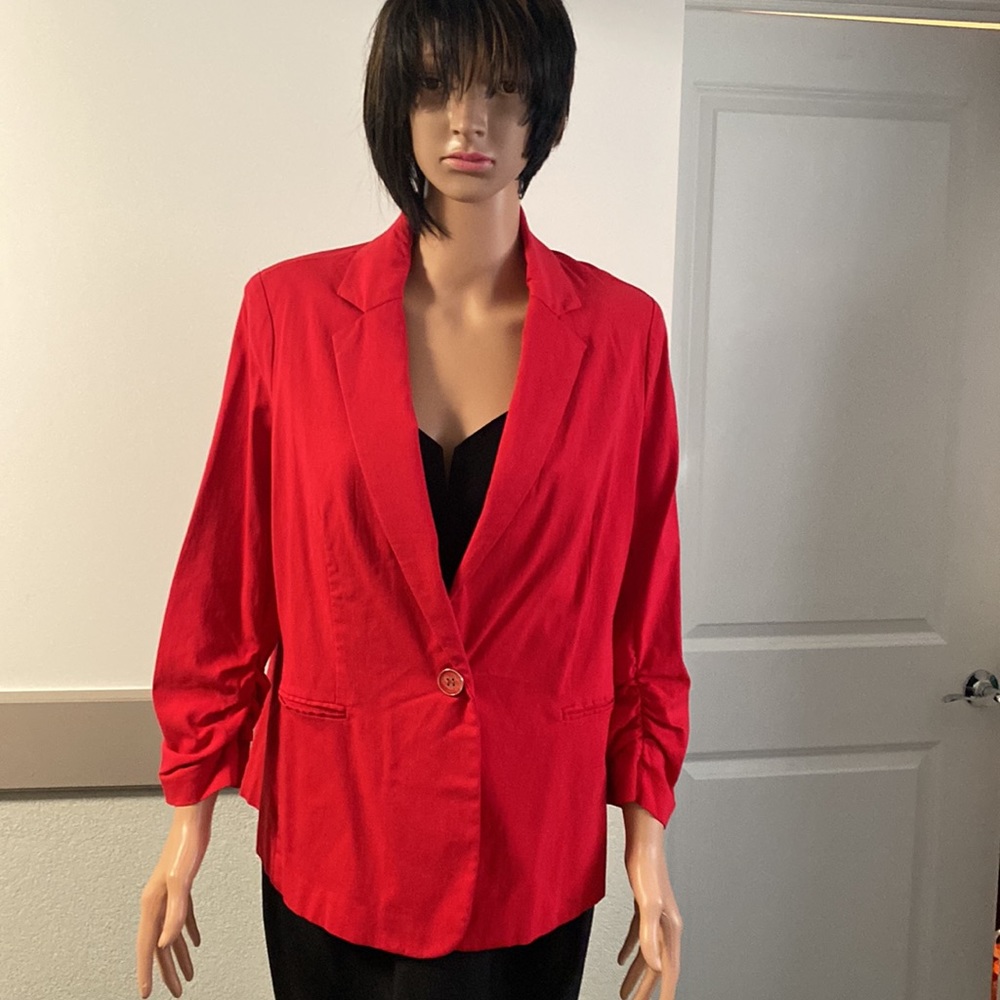 Jacket Roz&Ali size xl color red